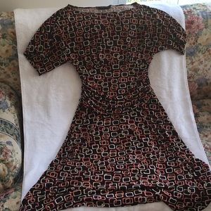 Connected Apparel brown house dress